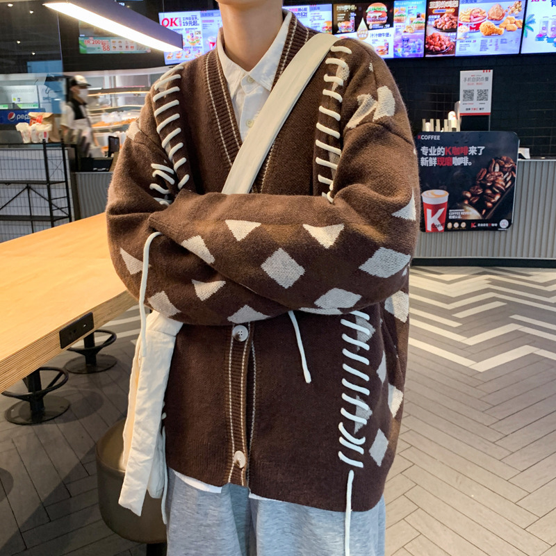 Men's Sweaters V Neck Cardigan for Men Casual Oversize Knitted Sweater Jacket Ropa Hombre Sueters Autumn Hong Kong Style 221128, Green
Men's Sweaters V Neck Cardigan for Men Casual Oversize Knitted Sweater Jacket Ropa Hombre Sueters Autumn Hong Kong Style 221128, Green
