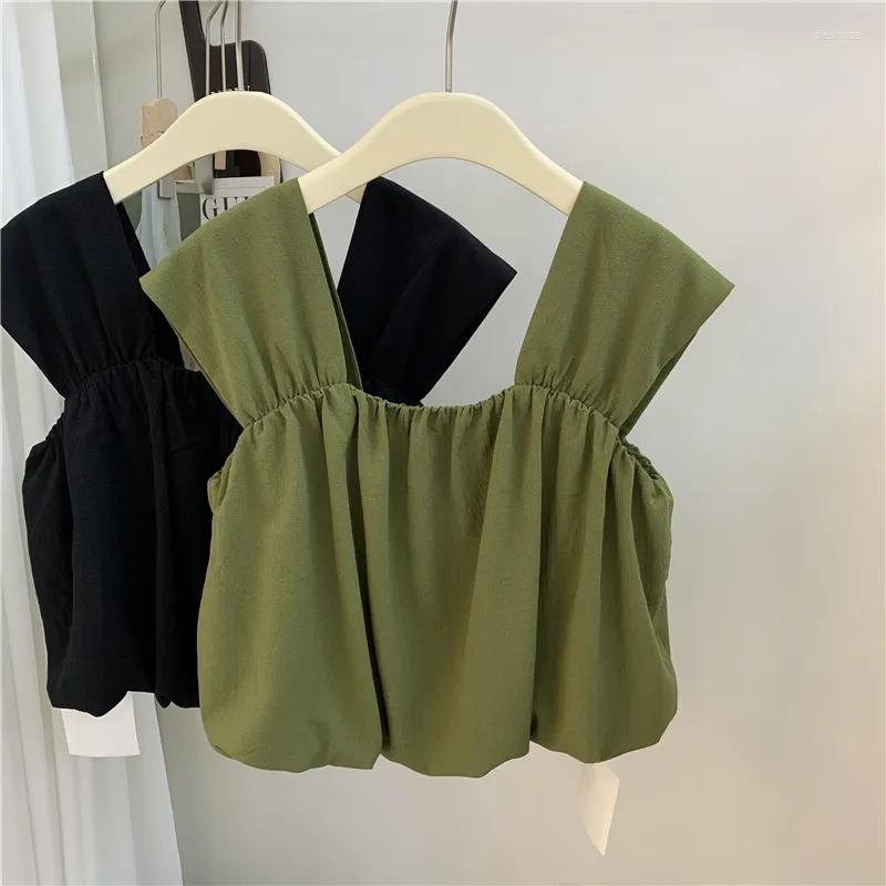 Women's T Shirts Square Neck Short Chiffon Shirt Women's Summer Sweet Doll Top P3 823, Green
Women's T Shirts Square Neck Short Chiffon Shirt Women's Summer Sweet Doll Top P3 823, Green