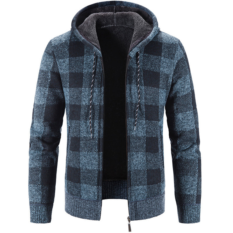 Men's Sweaters Winter Men's Fleece Thickened Cardigan Knit Sweaters Male Loose Hooded Blusa De Frio Masculino Outwear Warm Coat 221128, Army green
Men's Sweaters Winter Men's Fleece Thickened Cardigan Knit Sweaters Male Loose Hooded Blusa De Frio Masculino Outwear Warm Coat 221128, Army green