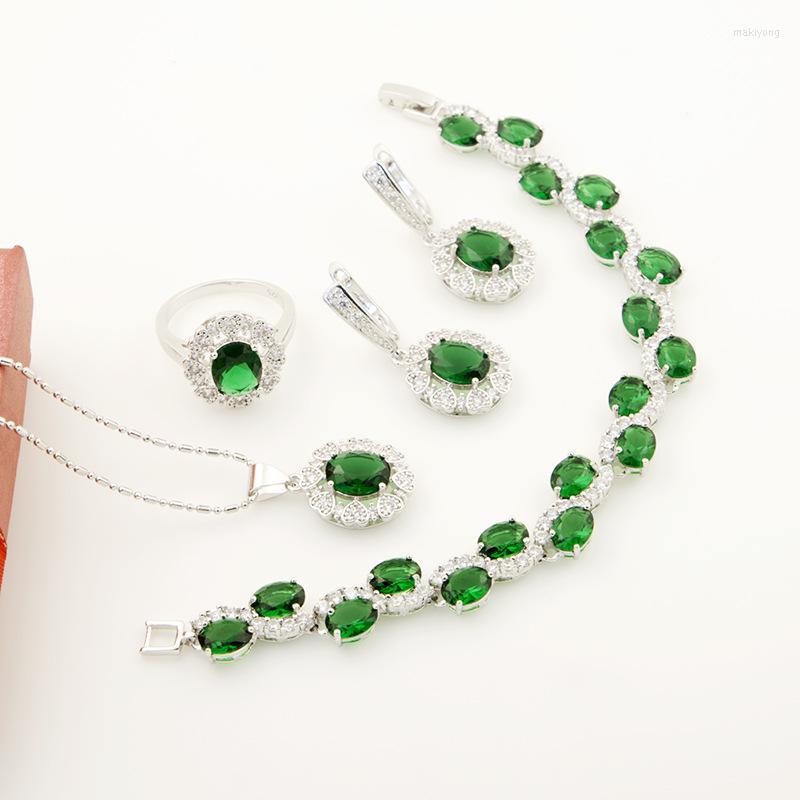 Necklace Earrings Set Funmode Green Cubic Zircon Earring Bracelets Pendants Wedding Bridal For Women Party Accessories Wholesale FS112, Picture shown
Necklace Earrings Set Funmode Green Cubic Zircon Earring Bracelets Pendants Wedding Bridal For Women Party Accessories Wholesale FS112, Picture shown