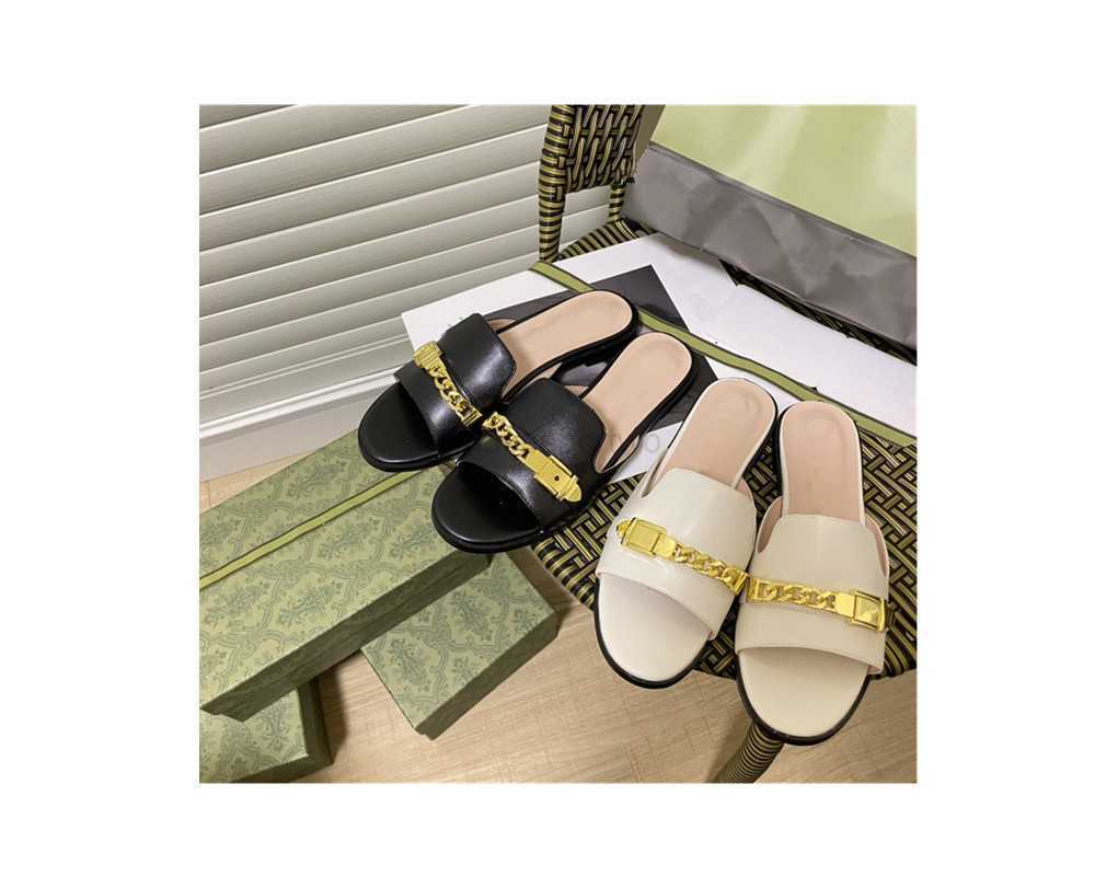 New Fashion Sandals Genuine Leather Women Slippers Summer luxury Flat Slides Ladies Beach Sandal Party Wedding Oran Chain Slipper Metal, White
New Fashion Sandals Genuine Leather Women Slippers Summer luxury Flat Slides Ladies Beach Sandal Party Wedding Oran Chain Slipper Metal, White