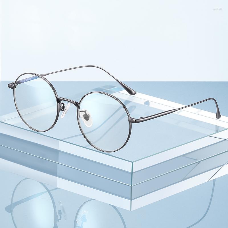 Sunglasses Designer Round Titanium Glasses Men Optical Myopia Prescription Eyeglasses Frame Women Ultralight Eyewear 913
Sunglasses Designer Round Titanium Glasses Men Optical Myopia Prescription Eyeglasses Frame Women Ultralight Eyewear 913