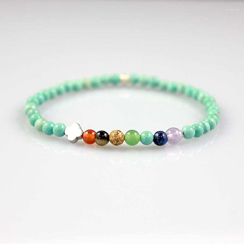 Strand Est 7 Chakra Bracelet Green Natural Stone Healing Yoga Jewelry For Women And Men Gift
Strand Est 7 Chakra Bracelet Green Natural Stone Healing Yoga Jewelry For Women And Men Gift
