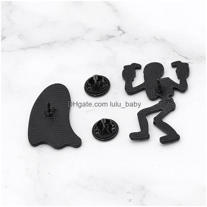 Pins Brooches Funny Skeleton Ghost Brooch Pins Europe America Street Punk Retro Metal Brooches For Boys Gift Jewelry Clothes Badges Dh5J8
Pins Brooches Funny Skeleton Ghost Brooch Pins Europe America Street Punk Retro Metal Brooches For Boys Gift Jewelry Clothes Badges Dh5J8