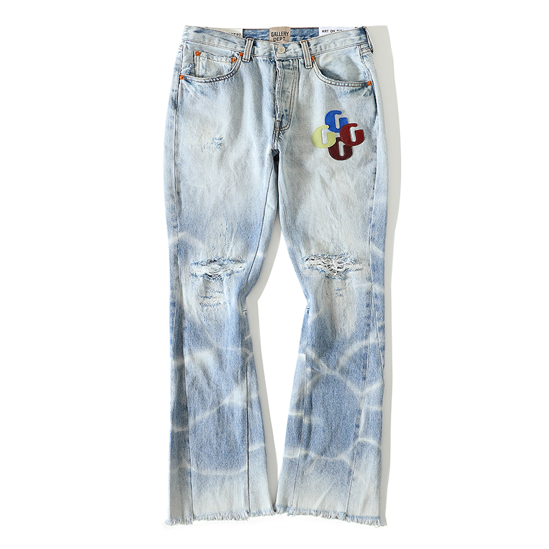 Men Jeans and Women Leather Vintage Denim Trousers Loose Wide Leg Light Blue Pants
Men Jeans and Women Leather Vintage Denim Trousers Loose Wide Leg Light Blue Pants