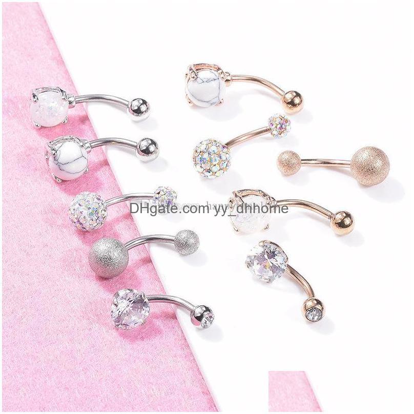 Navel Bell Button Rings Est 2 Colors Stainless Steel Belly Button Rings For Women Girls Navel Barbell Body Jewelry Piercing Drop De Dhnut
Navel Bell Button Rings Est 2 Colors Stainless Steel Belly Button Rings For Women Girls Navel Barbell Body Jewelry Piercing Drop De Dhnut