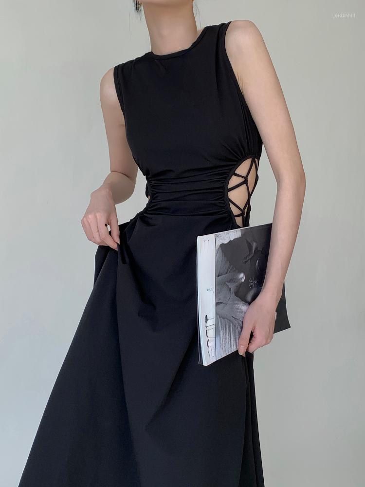 Casual Dresses Back Elegant Midi Dress Woman Sleeveless Sexy Slim Office Lady 2022 Summer Korean Fashion Evening Party Chic, Black
Casual Dresses Back Elegant Midi Dress Woman Sleeveless Sexy Slim Office Lady 2022 Summer Korean Fashion Evening Party Chic, Black