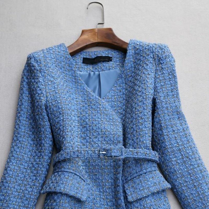Women' Trench Coats Autumn Women Winter Long Coat Belted Office Ladies Slim Fit Overcoat Designer Fashion Casaco Feminino Windbreaker, Blue
Women' Trench Coats Autumn Women Winter Long Coat Belted Office Ladies Slim Fit Overcoat Designer Fashion Casaco Feminino Windbreaker, Blue