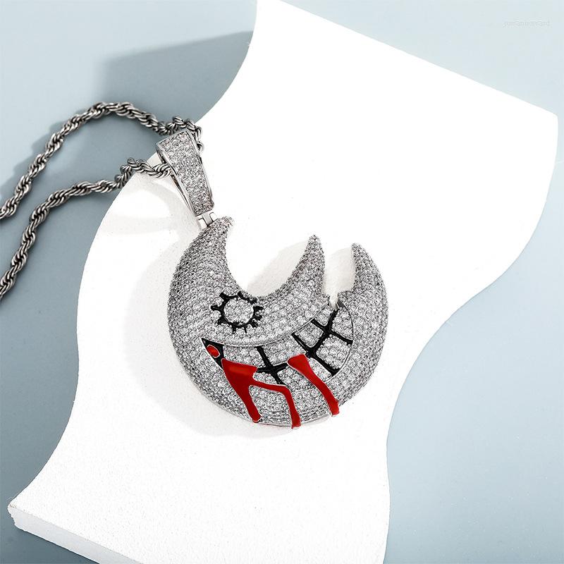 Pendant Necklaces Big Moon High Quality Personality Iced Out Evil Smile Pendant&Necklace Jewelry For Gift
Pendant Necklaces Big Moon High Quality Personality Iced Out Evil Smile Pendant&Necklace Jewelry For Gift