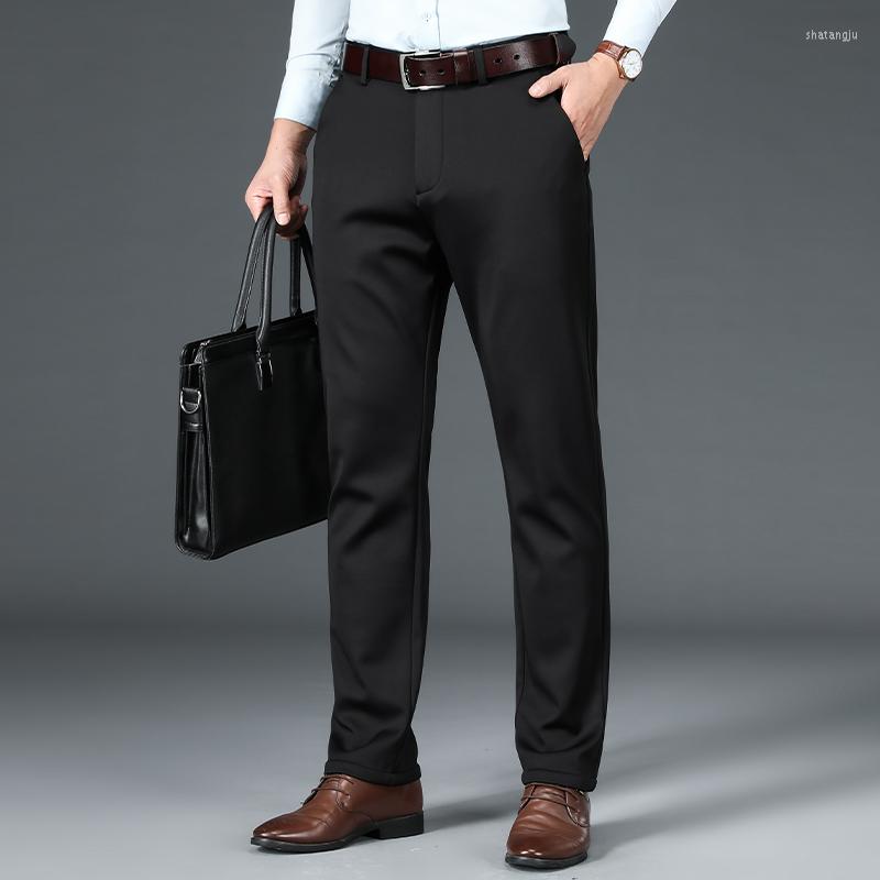 Men's Pants Top Quality Anti-wrinkle Winter Thicken Fleece Warm Men's Business Casual Male Classic Stretch Relaxed Fit Flat Pant, Black
Men's Pants Top Quality Anti-wrinkle Winter Thicken Fleece Warm Men's Business Casual Male Classic Stretch Relaxed Fit Flat Pant, Black