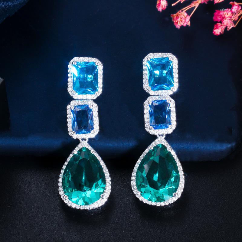 Dangle Earrings Fashion Colorful Water Drop Women Silver Plated High Quality Cubic Zirconia Prom Party Jewelry Accessories Gift
Dangle Earrings Fashion Colorful Water Drop Women Silver Plated High Quality Cubic Zirconia Prom Party Jewelry Accessories Gift