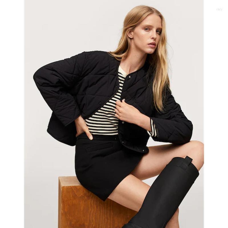 Women's Down Women Black Diamond Lattice Short Jackets Single-breasted Fashion Female Puffer Coat Cotton Padded Outwear Winter Tops, Beige
Women's Down Women Black Diamond Lattice Short Jackets Single-breasted Fashion Female Puffer Coat Cotton Padded Outwear Winter Tops, Beige
