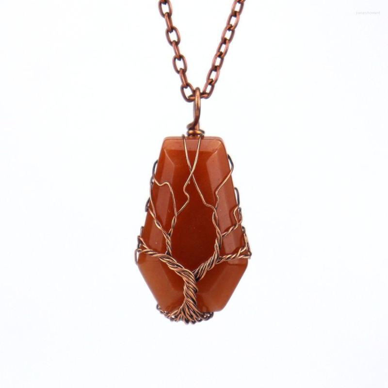 Pendant Necklaces 1Pc Hand-made Ant Copper Wound Tree Of Life Natural Crystal Stone From All Over The Treasure Lucky Necklace Rich Jewelry
Pendant Necklaces 1Pc Hand-made Ant Copper Wound Tree Of Life Natural Crystal Stone From All Over The Treasure Lucky Necklace Rich Jewelry