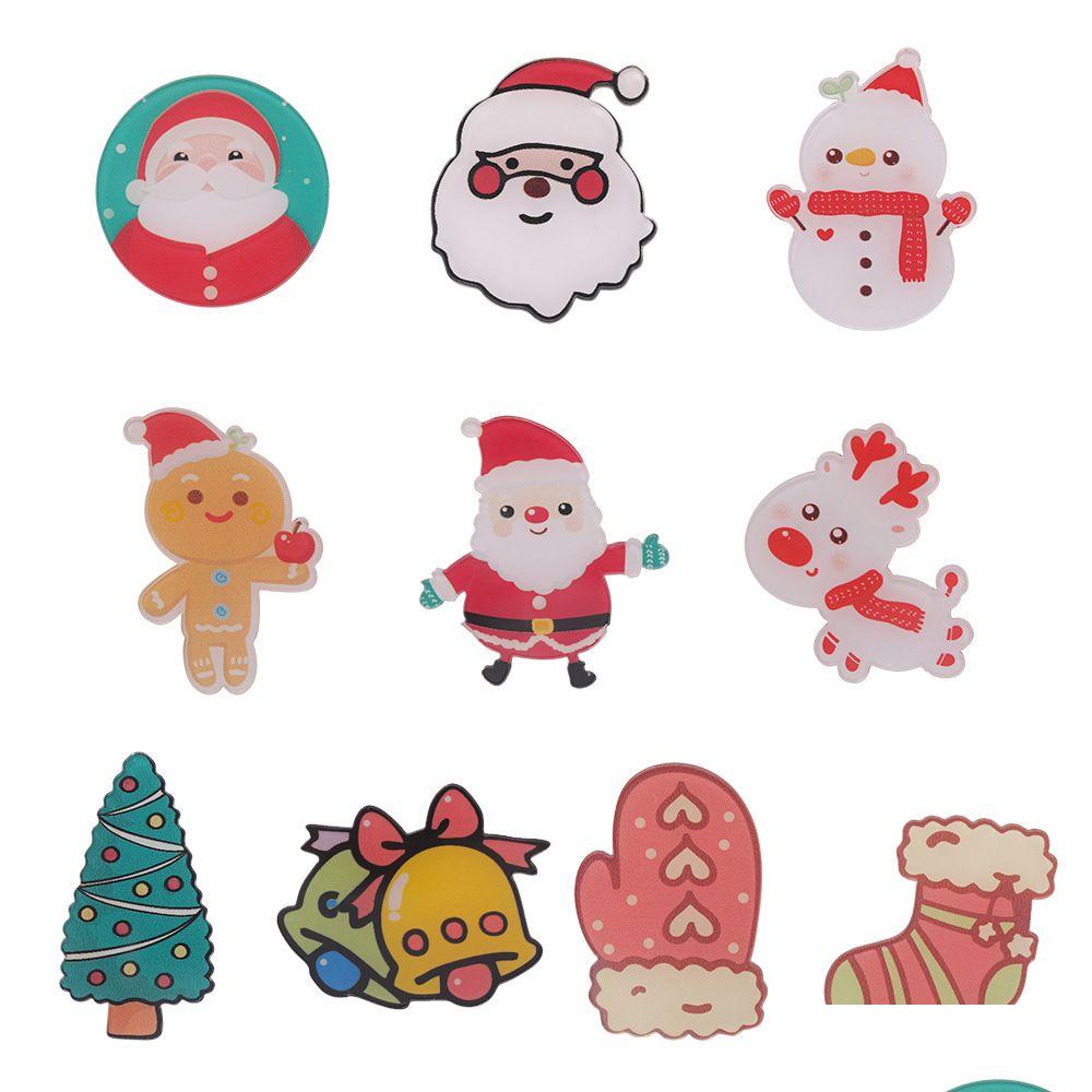 Pins Brooches Cartoon Christmas Themed Brooches 10Pcs/Set Acrylic Pins Santa Claus Snowman Elk Gloves Plastic Badges For Boys Girls Dhxhe
Pins Brooches Cartoon Christmas Themed Brooches 10Pcs/Set Acrylic Pins Santa Claus Snowman Elk Gloves Plastic Badges For Boys Girls Dhxhe