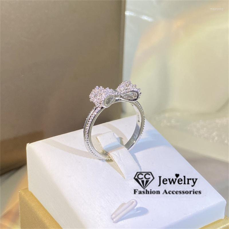 Wedding Rings For Women Bowknot Design Sterling Silver Plated Fashion Jewelry Party Accessories Engagement Bijoux 3016
Wedding Rings For Women Bowknot Design Sterling Silver Plated Fashion Jewelry Party Accessories Engagement Bijoux 3016