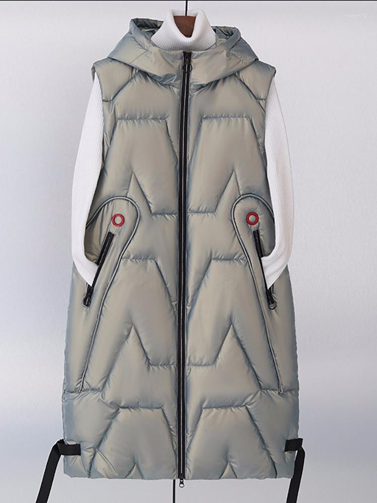 Women's Vests Winter Long Vest Women Hooded Cotton Padded Coat Women's Sleeveless Jacket With Zipper Casual Waistcoat, Black
Women's Vests Winter Long Vest Women Hooded Cotton Padded Coat Women's Sleeveless Jacket With Zipper Casual Waistcoat, Black