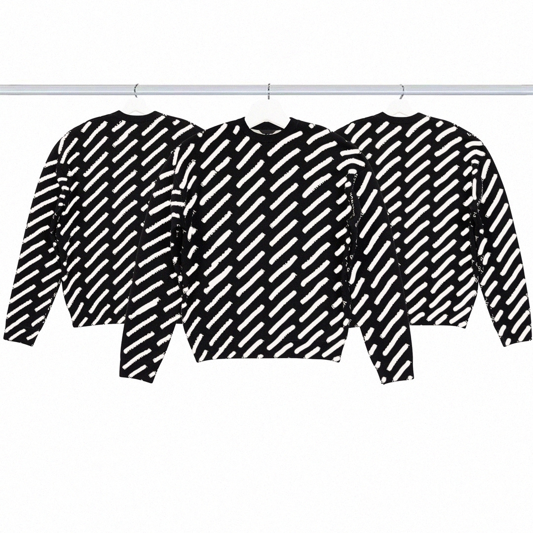 Mens sweaters designer casual knits Double knit jacquard sweater for men and women top j40p#
Mens sweaters designer casual knits Double knit jacquard sweater for men and women top j40p#