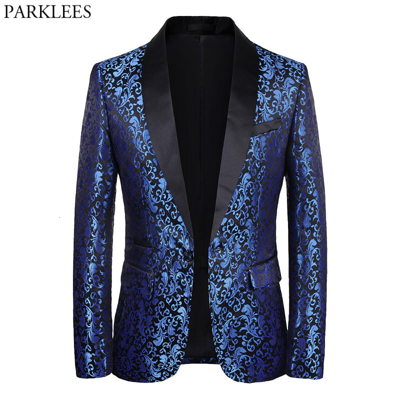 Men' Suits Blazers Luxury Royal Blue Floral Blazer Suit Jacket Men Shawl Laple One Button Dinner Party Prom Wedding Stylish Tuxedo Hombre 221124, Black
Men' Suits Blazers Luxury Royal Blue Floral Blazer Suit Jacket Men Shawl Laple One Button Dinner Party Prom Wedding Stylish Tuxedo Hombre 221124, Black