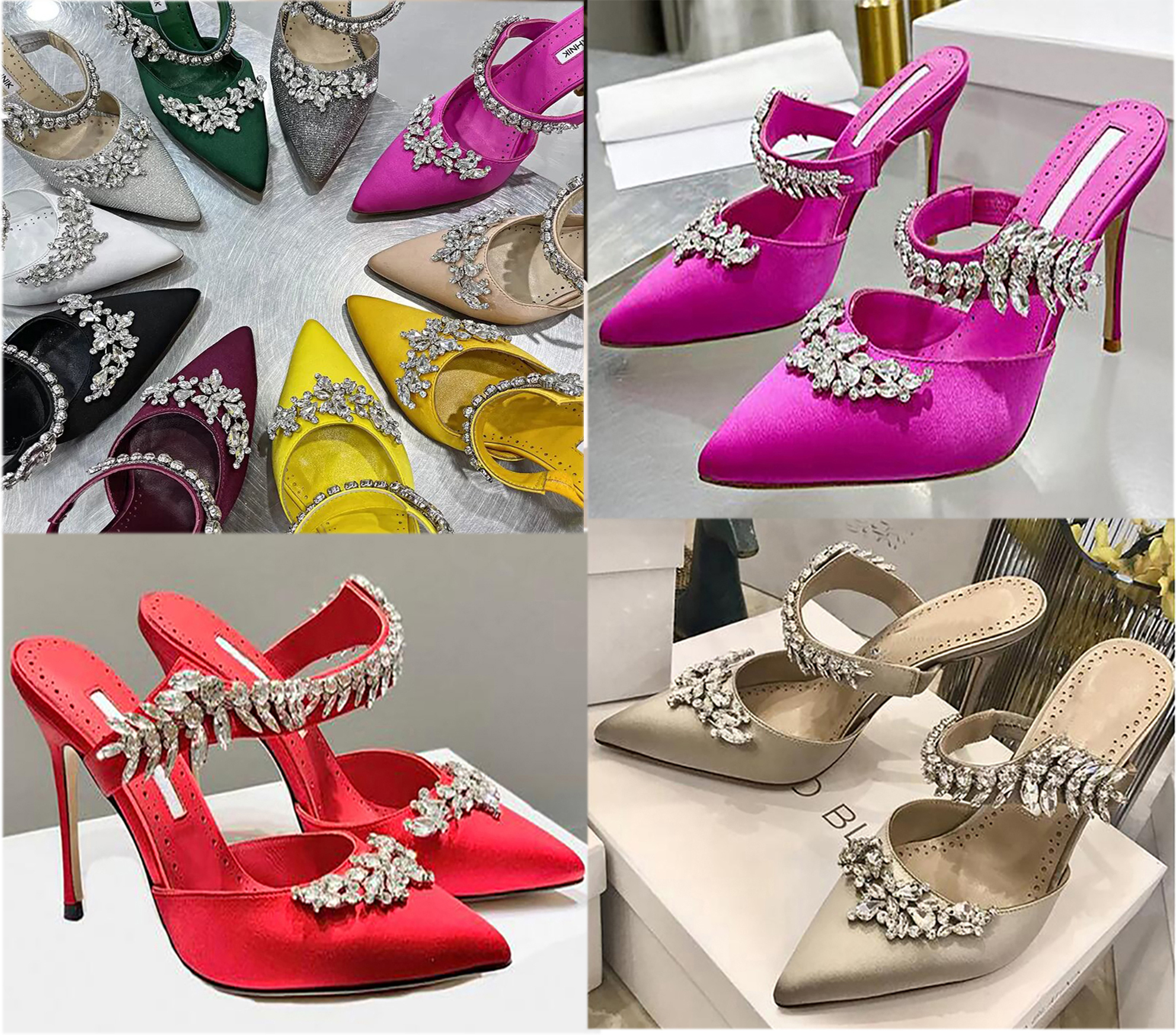 Wedding Sandals Bride Crystal Rhinestones Ladies Slippers Stiletto Luxury Brand Fashion Wedding Party Leather Dress Shoe
Wedding Sandals Bride Crystal Rhinestones Ladies Slippers Stiletto Luxury Brand Fashion Wedding Party Leather Dress Shoe