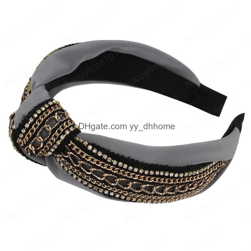 Headbands Fashion Rhinestone Chain Hair Bands For Women Girls Cross Knotted Hairbands Accessories Knot Headbands Vinatge Headwear Dr Dhmpy
Headbands Fashion Rhinestone Chain Hair Bands For Women Girls Cross Knotted Hairbands Accessories Knot Headbands Vinatge Headwear Dr Dhmpy