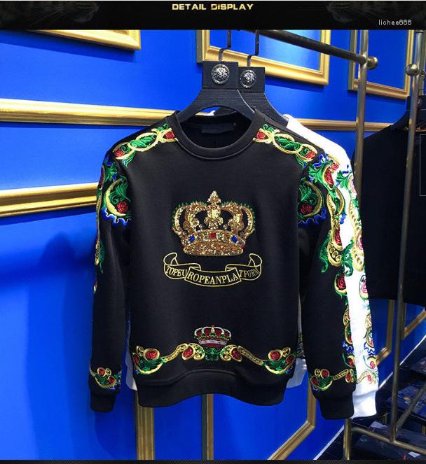 Men's Hoodies Z10394 Fashion Men's & Sweatshirts 2022 Runway Luxury European Design Party Style Clothing, Black
Men's Hoodies Z10394 Fashion Men's & Sweatshirts 2022 Runway Luxury European Design Party Style Clothing, Black