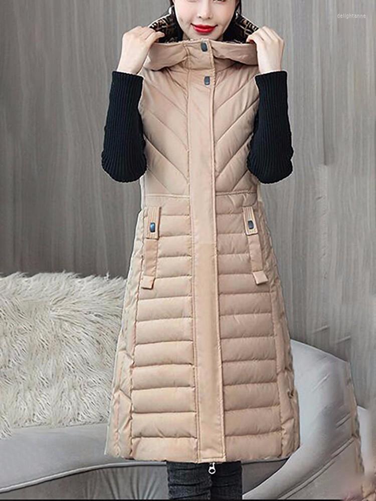 Women's Vests Women Vest Jacket Long Cotton Waistcoat Winter Hooded Sleeveless Loose Female Gilet Tops, Black
Women's Vests Women Vest Jacket Long Cotton Waistcoat Winter Hooded Sleeveless Loose Female Gilet Tops, Black