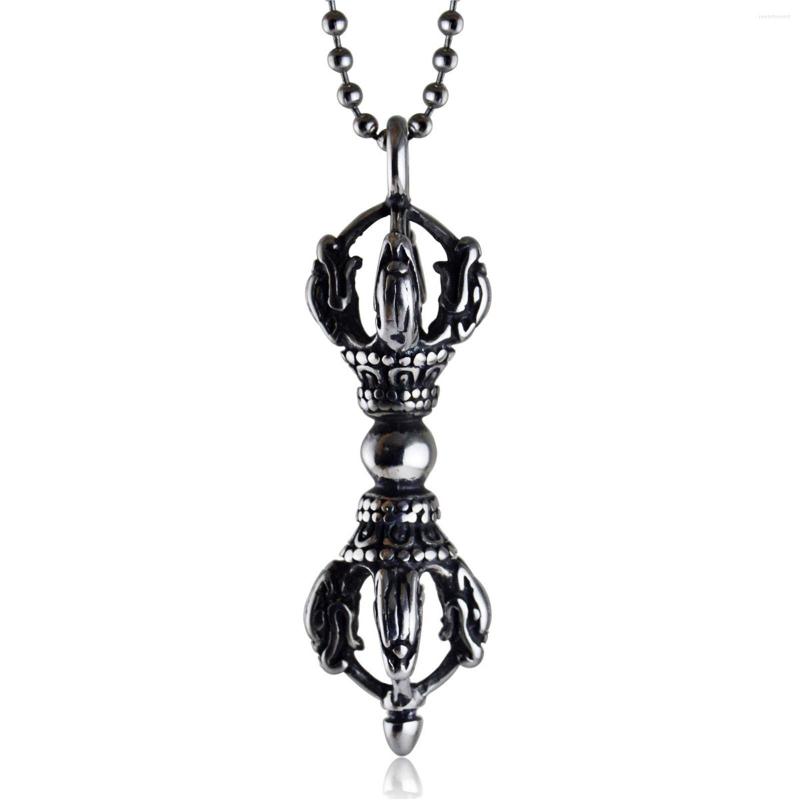 Pendant Necklaces Stainless Steel Dojre Vajra Necklace For Men And Women Hinduism Tibetan Buddhism Religious Style Jewelry
Pendant Necklaces Stainless Steel Dojre Vajra Necklace For Men And Women Hinduism Tibetan Buddhism Religious Style Jewelry