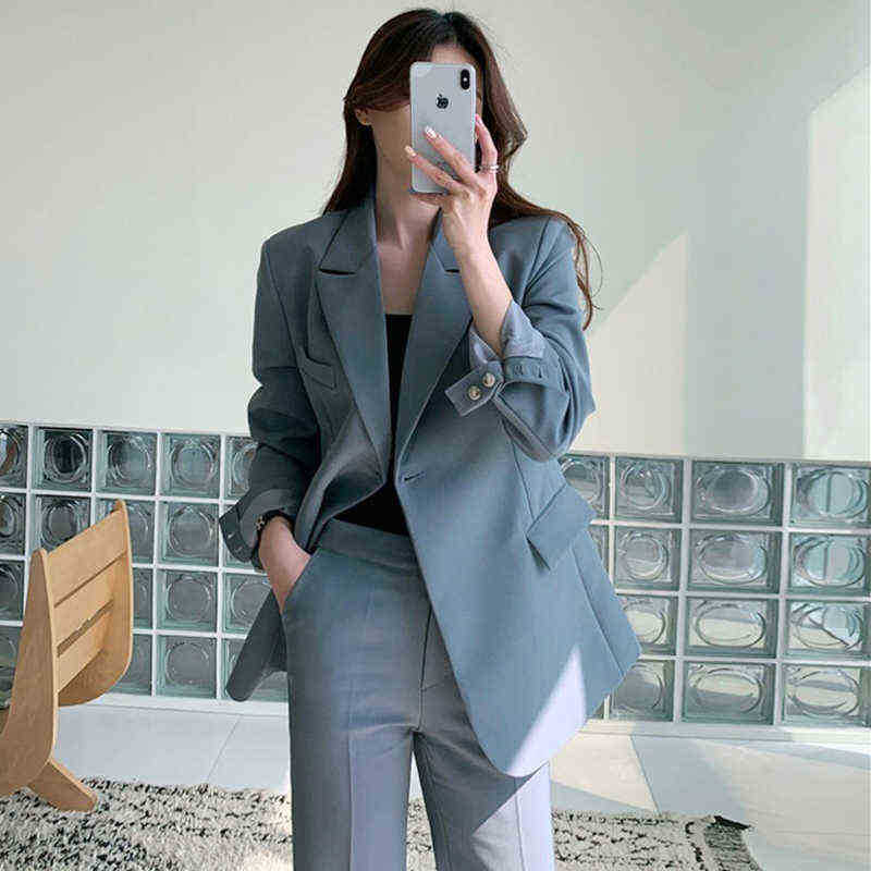 Office Lady Blazer Sets Korean Jacket JacketWideLeg Pants Fits Two Piece Set For Women Elegant Spring Ensemble 2 Pieces J220813, Picture color set
Office Lady Blazer Sets Korean Jacket JacketWideLeg Pants Fits Two Piece Set For Women Elegant Spring Ensemble 2 Pieces J220813, Picture color set