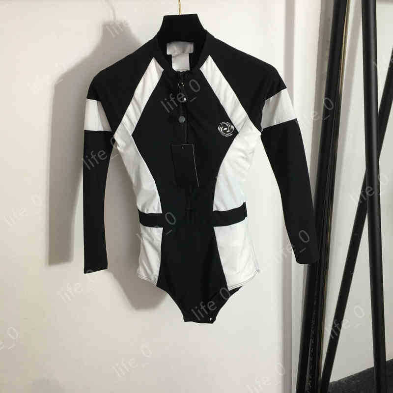 Womens Designer Jumpsuits Rompers Fashion Brand Logo Colorblock Long Sleeve Bodysuit Swimsuit Luxury High Quality Jumpsuit For Women
Womens Designer Jumpsuits Rompers Fashion Brand Logo Colorblock Long Sleeve Bodysuit Swimsuit Luxury High Quality Jumpsuit For Women