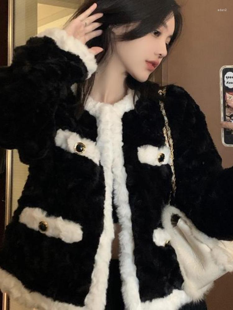 Women' Fur Women' Cardigan Coat 2022 Ladies Long Sleeve Loose Round Collar Casual Fashion Warm Jacket For Autumn Winter T446, Black
Women' Fur Women' Cardigan Coat 2022 Ladies Long Sleeve Loose Round Collar Casual Fashion Warm Jacket For Autumn Winter T446, Black
