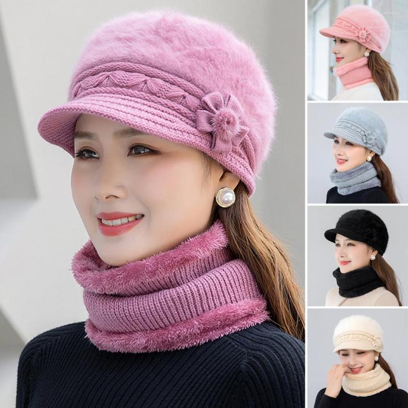 Berets 2Pcs/Set Winter Hat Neck Warmer Knitted Peaked Flower Pompom Decor Fuzzy Stretchy Warm Solid Color Thermal Middle-aged Wo, Grey
Berets 2Pcs/Set Winter Hat Neck Warmer Knitted Peaked Flower Pompom Decor Fuzzy Stretchy Warm Solid Color Thermal Middle-aged Wo, Grey