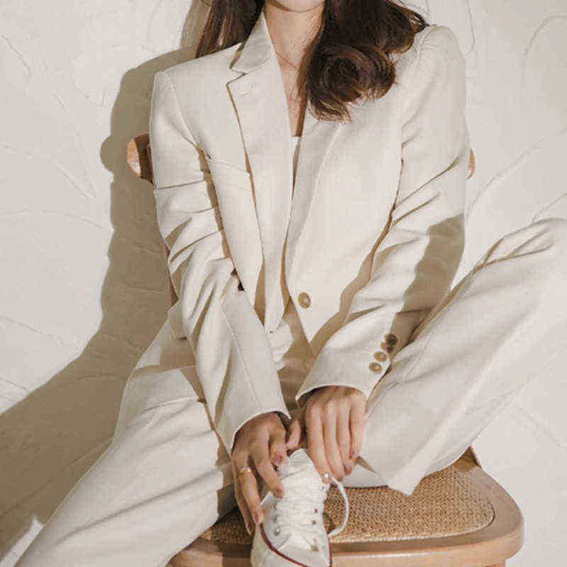 Women Spring Blazer Sets Office Lady Two Piece Set Long Sleeve Suit Jacket Wideleg Pants Suits OL Work 2 Pieces Outfits J220813, Coat and trousers
Women Spring Blazer Sets Office Lady Two Piece Set Long Sleeve Suit Jacket Wideleg Pants Suits OL Work 2 Pieces Outfits J220813, Coat and trousers