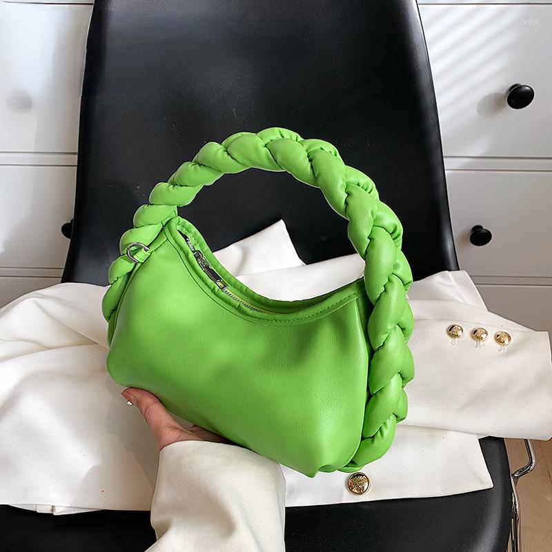 Waist Bags 2022 Woman Bag Weave Handle Cute Design Handbag Leather Clutch Purse Small Shoulder For Chain Crossbody, Green shoulder bag
Waist Bags 2022 Woman Bag Weave Handle Cute Design Handbag Leather Clutch Purse Small Shoulder For Chain Crossbody, Green shoulder bag