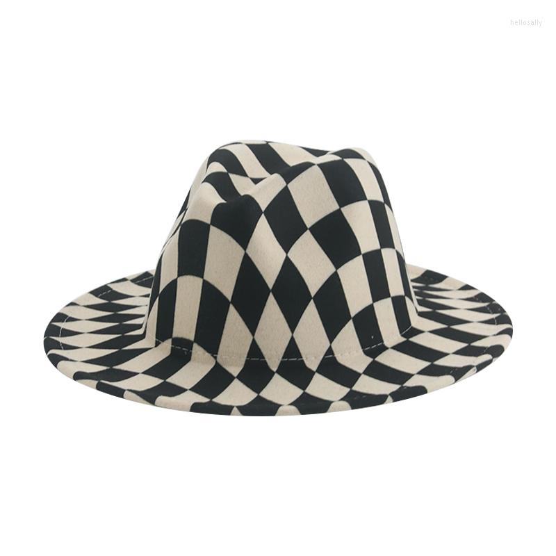 Berets Hats For Women Plaid Checkerboard Wide Brim Black White Fedora Hat Men Panama Hip Hop Pamelas Y Tocados Para Bodas, Green
Berets Hats For Women Plaid Checkerboard Wide Brim Black White Fedora Hat Men Panama Hip Hop Pamelas Y Tocados Para Bodas, Green