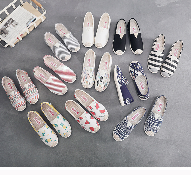 Spring fashion new cloth shoes women soft sole lazy canvas trade shoes comfortable fisherman shoes Korean version of everything
Spring fashion new cloth shoes women soft sole lazy canvas trade shoes comfortable fisherman shoes Korean version of everything