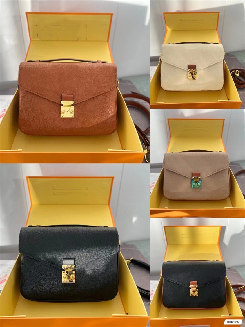 Designer Bags Embossed Women's Shoulder Bag Genuine Leather Handbag Women Messenger Fashion Handbags Purses