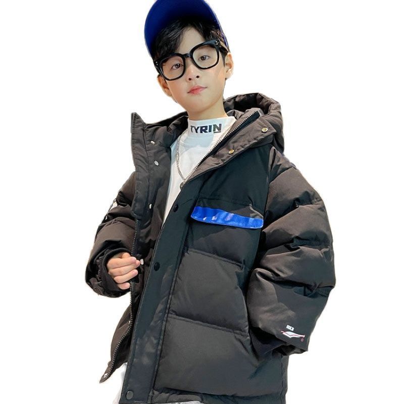 Down Coat Kid Boys Winter Cotton Padded Jacket Thickened Warm Teens Fashion Casual Clothes Parkas Outerwear Snowsuit 8 10 12 14Y 221125, Black
Down Coat Kid Boys Winter Cotton Padded Jacket Thickened Warm Teens Fashion Casual Clothes Parkas Outerwear Snowsuit 8 10 12 14Y 221125, Black