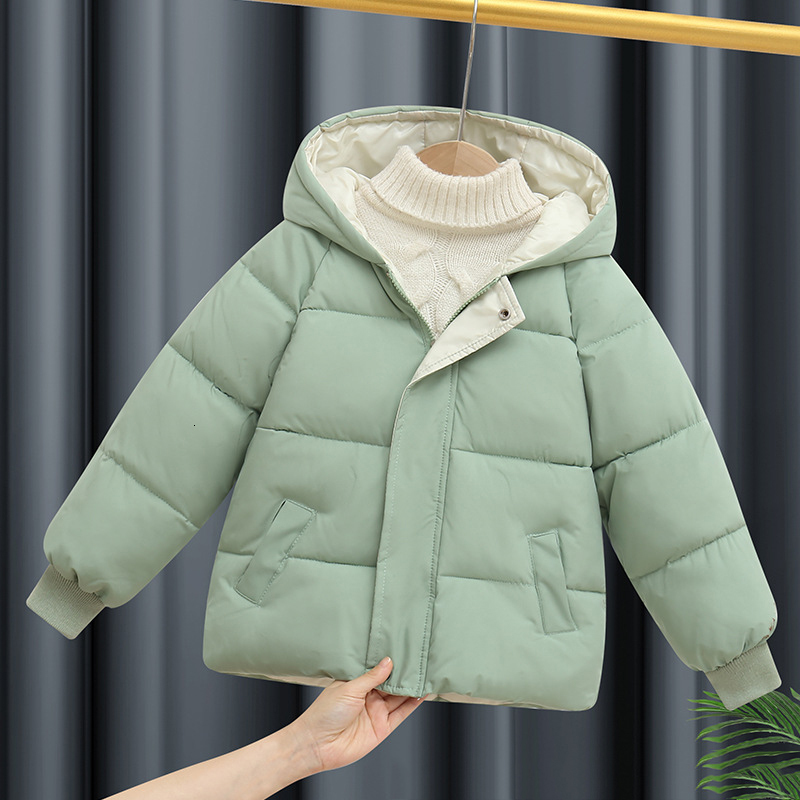 Down Coat Kids Toddler Boys Winter Parkas Jackets For Children Outerwear Clothing Cotton velvet Baby Girl Hoodies Clothes 221125