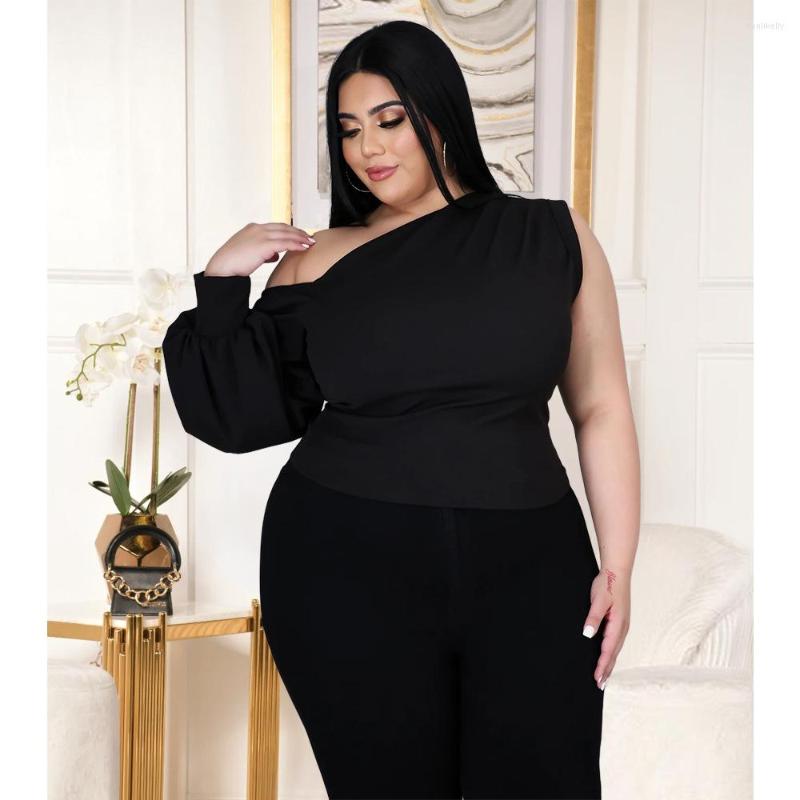 Women's T Shirts Ladies Spring And Summer Casual Fashion Women's Large Size Solid Color Oblique Shoulder One-Shoulder Sleeve Asymmetric, Black
Women's T Shirts Ladies Spring And Summer Casual Fashion Women's Large Size Solid Color Oblique Shoulder One-Shoulder Sleeve Asymmetric, Black