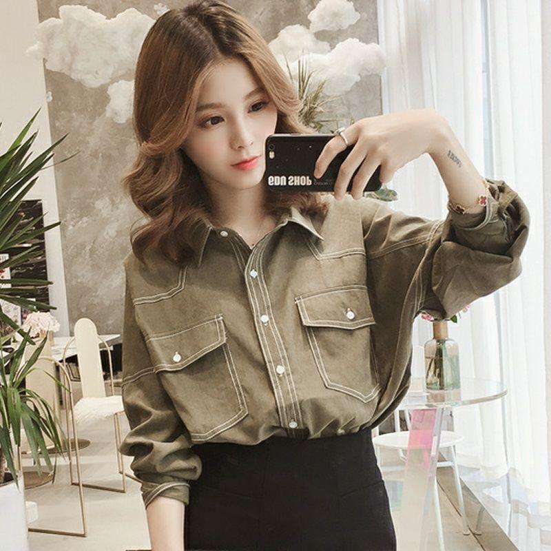 Women' Blouses & Shirts XEJ Green Top Street Style Spring 2022 Clothing Chemise Femme Manche Longue Large Size For Women, Yellow
Women' Blouses & Shirts XEJ Green Top Street Style Spring 2022 Clothing Chemise Femme Manche Longue Large Size For Women, Yellow