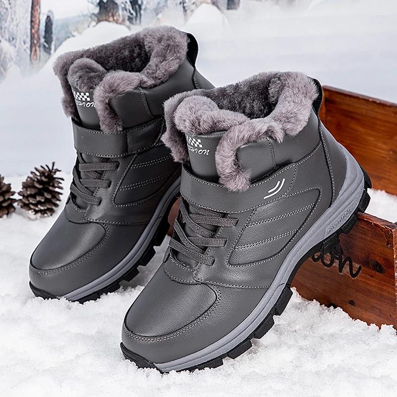 Boots Nine O'clock Winter Couple Casual Stylish Leather High-top Sneaker For Men Outdoor Quality Warm Plush Lined Female Shoes, Black female 
Boots Nine O'clock Winter Couple Casual Stylish Leather High-top Sneaker For Men Outdoor Quality Warm Plush Lined Female Shoes, Black female