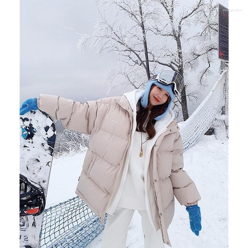 Women's Down Women Beige Jacket Hooded Two Fake Pieces Fashion Waterproof Thickening Feather Female Puffer Winter Outwear Tops
Women's Down Women Beige Jacket Hooded Two Fake Pieces Fashion Waterproof Thickening Feather Female Puffer Winter Outwear Tops