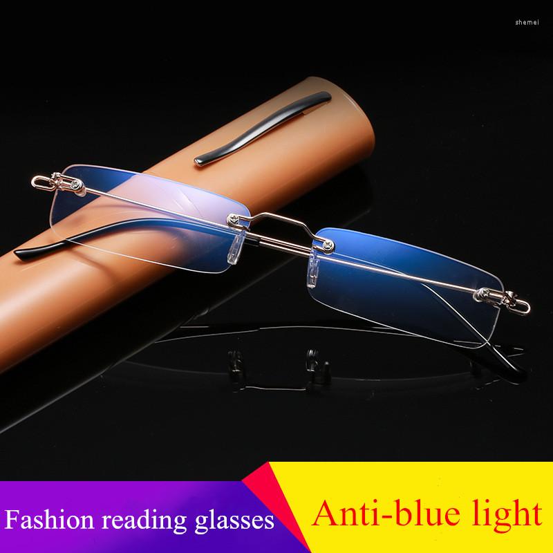 Sunglasses Frames Unisex Reading Glasses With Pen Tube Case Portable Presbyopic Metal Spring Hinge Eyeglasses Vision Care 1.00- 4.00
Sunglasses Frames Unisex Reading Glasses With Pen Tube Case Portable Presbyopic Metal Spring Hinge Eyeglasses Vision Care 1.00- 4.00