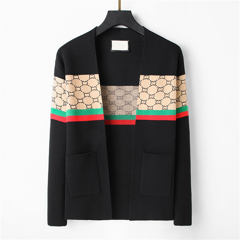 Luxury Mens sweaters Women's Designer sweater Knitted Cardigan pocket Long-sleeved Fashion Knitwear ShirtsCouple sweater coat Black Khaki -3XL 01
Luxury Mens sweaters Women's Designer sweater Knitted Cardigan pocket Long-sleeved Fashion Knitwear ShirtsCouple sweater coat Black Khaki -3XL 01