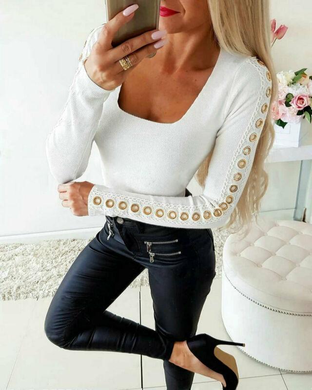 Women' Blouses & Shirts Womens Ring Blouse 2022 Winter Autumn Long Sleeve OL Ladies Bodycon Casual Harajuku O Neck Tops And, Black
Women' Blouses & Shirts Womens Ring Blouse 2022 Winter Autumn Long Sleeve OL Ladies Bodycon Casual Harajuku O Neck Tops And, Black