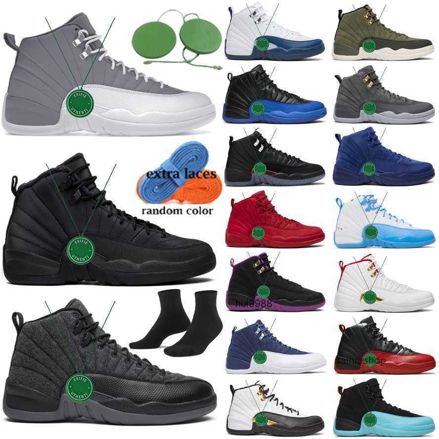 2023 Stealth 12s Basketball Shoes 12 retros Playoff Royalty Taxi Wool The Master men Triple Black Dark Grey Flu Game Royal Gamma French Blue Wool OG designer shoes, Color # 18
2023 Stealth 12s Basketball Shoes 12 retros Playoff Royalty Taxi Wool The Master men Triple Black Dark Grey Flu Game Royal Gamma French Blue Wool OG designer shoes, Color # 18