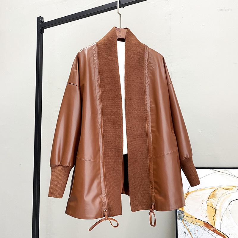 Women' Leather Jacket High Spring Quality Women Genuine 2023 Sheepskin Coat Female Casual Jackets Chaqueta Cuero Mujer Pph4888, Black
Women' Leather Jacket High Spring Quality Women Genuine 2023 Sheepskin Coat Female Casual Jackets Chaqueta Cuero Mujer Pph4888, Black