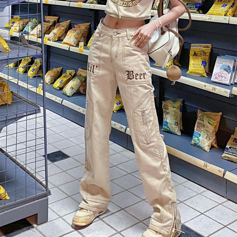 Women' Jeans Letter Embroidery Women High Street Vintage Hip Hop Washed Flare Woman Casual Slit Clothing Waisted
Women' Jeans Letter Embroidery Women High Street Vintage Hip Hop Washed Flare Woman Casual Slit Clothing Waisted