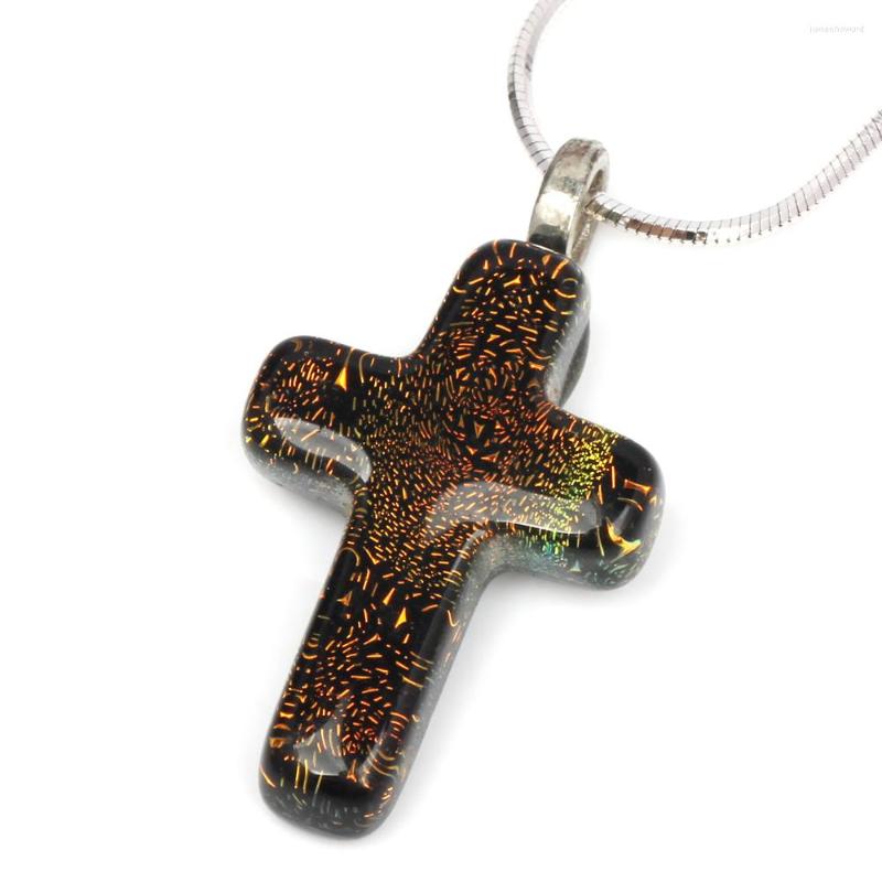 Pendant Necklaces OlingArt Colorful Gold Foil Royal Orange Jewelry Limited Edition Small Cross Lampwork Glass For Necklace
Pendant Necklaces OlingArt Colorful Gold Foil Royal Orange Jewelry Limited Edition Small Cross Lampwork Glass For Necklace