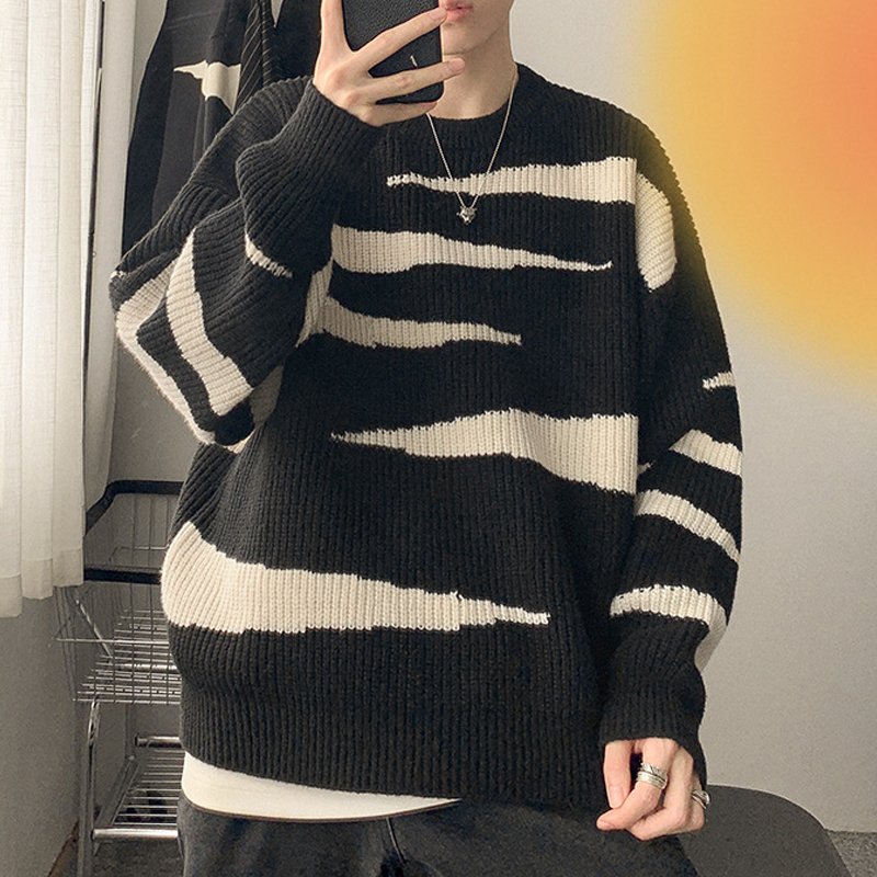 Men's Sweaters Men Oversize Pullovers Sweater Black and White Contrast Korean Style Men's Clothing Hip Hop Harajuku Sweater Couple Clothing 221128, Wh
Men's Sweaters Men Oversize Pullovers Sweater Black and White Contrast Korean Style Men's Clothing Hip Hop Harajuku Sweater Couple Clothing 221128, Wh